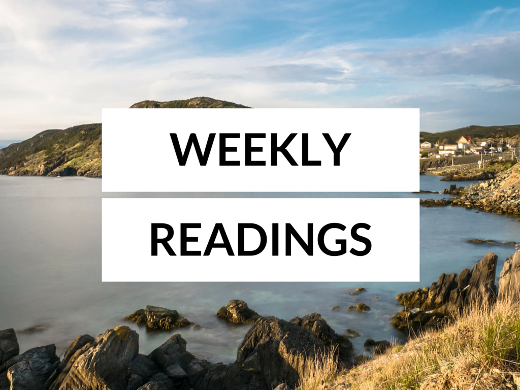 Readings for the Week of 3-13-2016