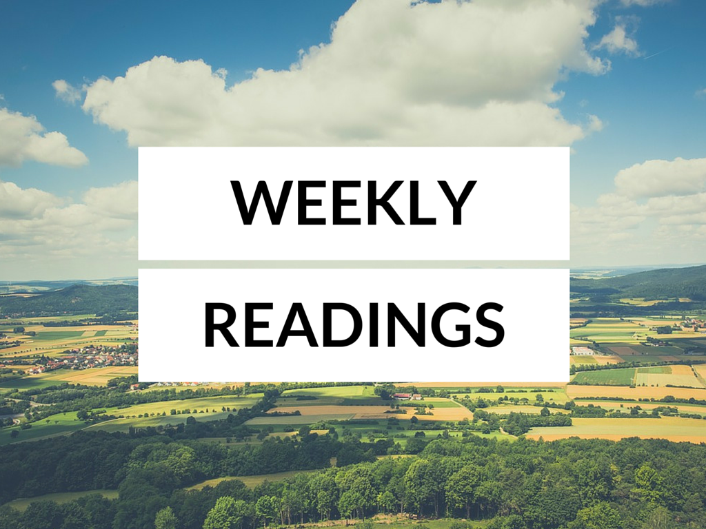 Readings for the Week of 5-22-2016