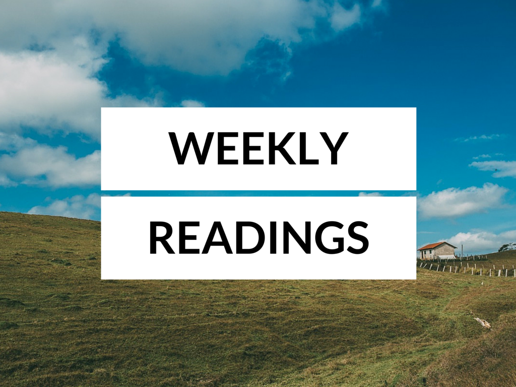 Readings for the Week of 6-5-2016