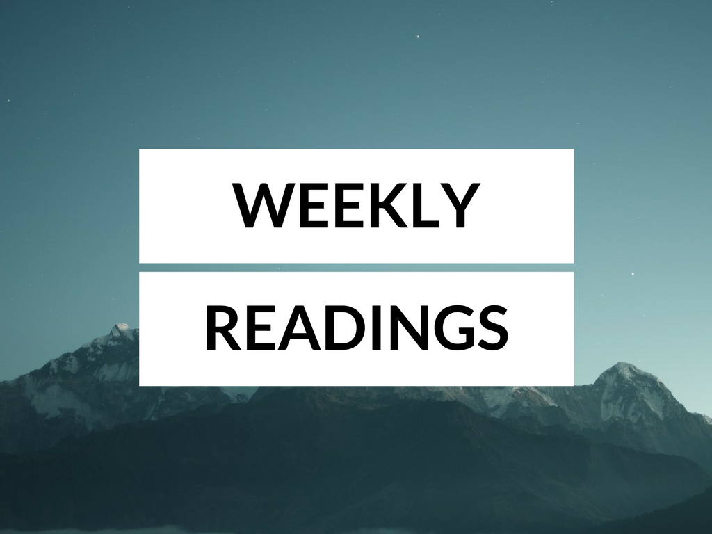 Readings for the Week of 4-9-2017