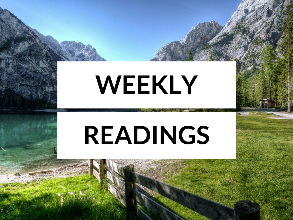 Readings for the Week of 7-30-2017