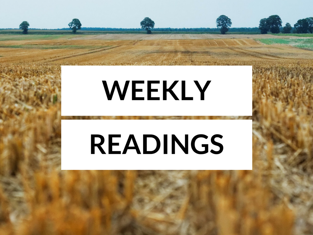 Readings for the Week of 8-13-2017