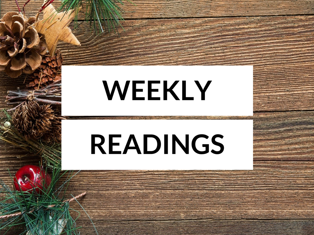 Readings for the Week of 12-24-2017