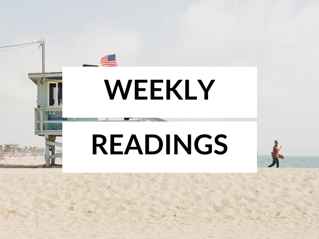 Readings for the Week of 7-29-18