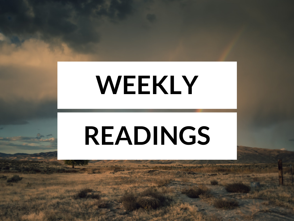 Readings for the Week of 11/04/18