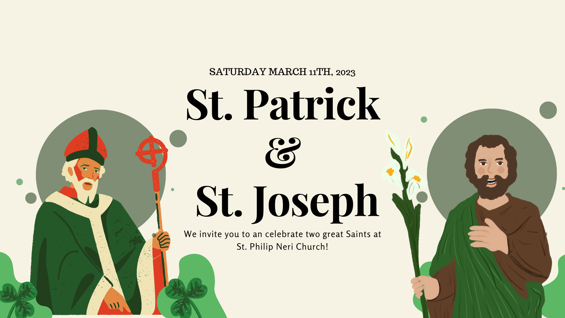 St. Patrick & St. Joseph Day Celebration [3112023]