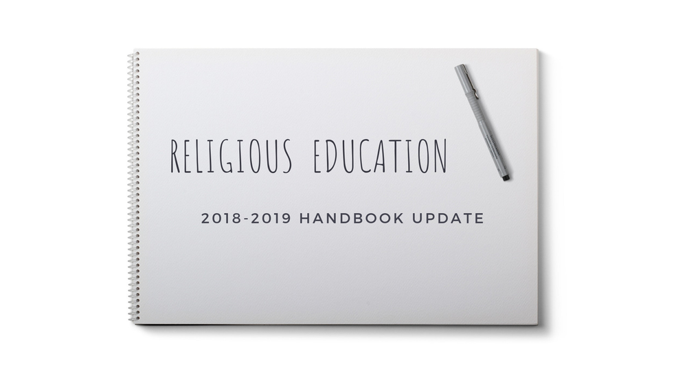 2018-2019 Religious Education/CCD Handbook